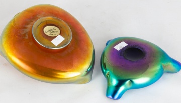 Steuben Aurene Table Articles