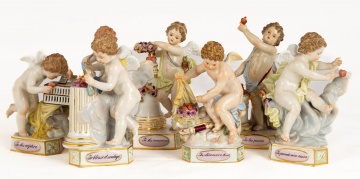 (7) Meissen Porcelain Devisenkinders