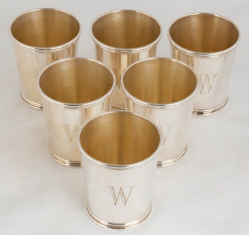 (6) Sterling Silver Julep Cups