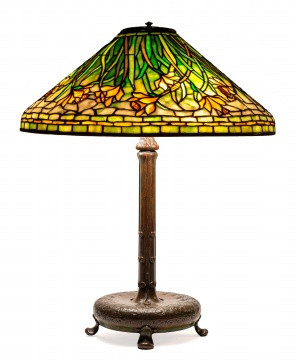 Tiffany Studios, New York “Swirling Daffodil” Table Lamp