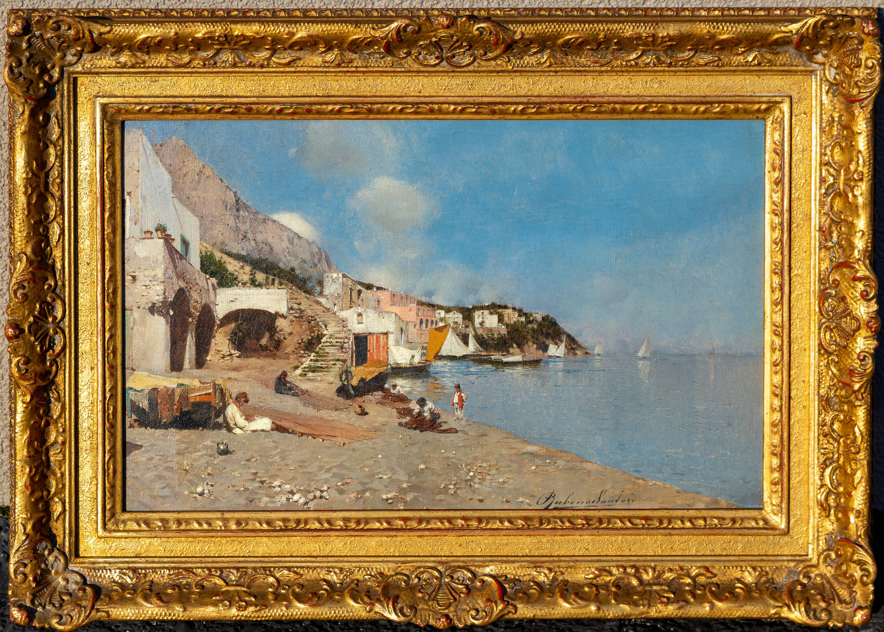 Rubens Santoro (Italian, 18591942) "Capri" Cottone Auctions
