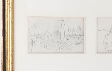 (3) Raoul Dufy (French, 1877-1953) Marines: Drawings