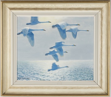 Peter Scott (British, 1909-1989) Geese in Flight