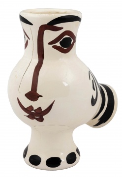 Pablo Picasso (Spanish, 1881-1973) "Chouette visage de femme"