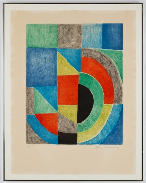 Sonia Delaunay (French/Ukrainian, 1885-1979) Composition