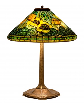 Tiffany Studios, New York "Poppy" Table Lamp