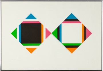 Max Bill (Swiss, 1908-1994) "Twins with Change of the Black and White"