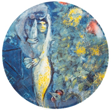 Marc Chagall Plate by Georg Jensen