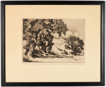 Gene Kloss (American, 1903-1996) "The Open Road"