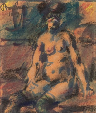 Leon Bonhomme (1870-1924) Female Nude