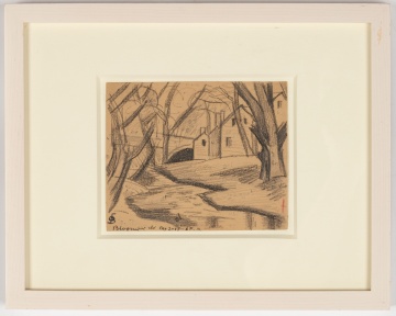 Oscar F. Bluemner (1867-1938) View at Bloomfield, New Jersey