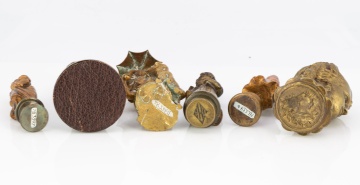 Group of Bronze Wax Seals