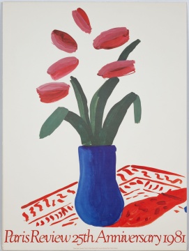 David Hockney (British, b. 1938) Paris Review, Poster