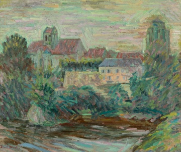 Paul Bret (French, 1902-1956) Landscape