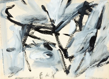 Elaine de Kooning (American, 1918-1989) Abstract Bull