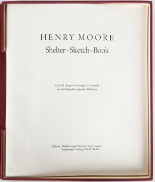 Henry Moore "Shelter" Sketch Book