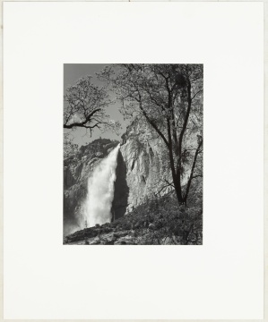Ansel Adams (American, 1902-1984) Yosemite Falls, Spring, Yosemite National Park, California, 1983