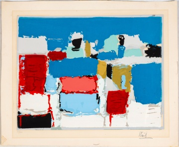 Nicolas de Stael (French, 1914-1955) Mediterranee, 1952