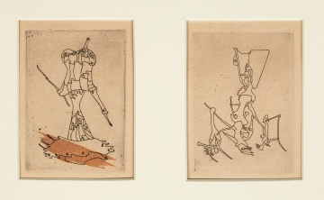 Yves Tanguy (French/American, 1900-1955) L'Antitete, 1949