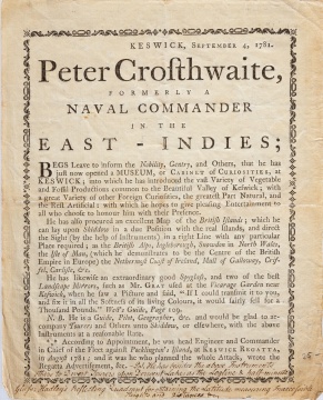 18th & 19th Century Broadsides and Document