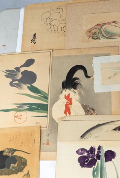 Japanese Woodblock Prints of Animals and Flowers