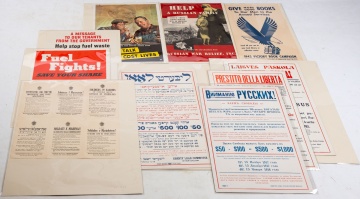 Group of WWII Posters