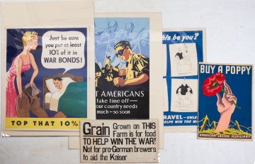 Large Group of WWII Posters