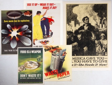 Large Group of WWII Posters