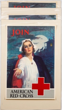 (3) WWI, Join American Red Cross Posters