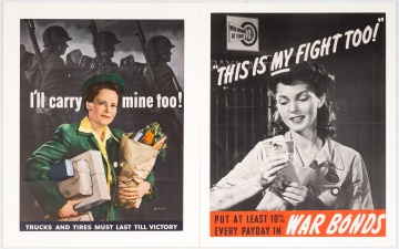 (9) WWII, Women Themed War Posters