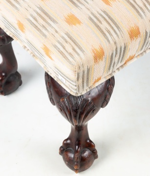 Antique Claw and Ball Foot Bench