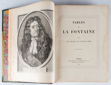 (2) La Fontaine, Jean de. J.J. Grandville (illustrator), "Fables de la Fontaine"