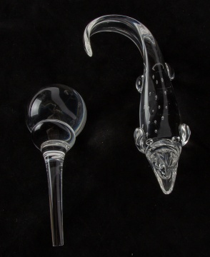 Steuben Alligator & Elephant