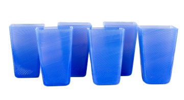 (6) Venetian Glass Tumblers