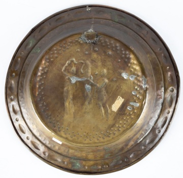 17th/18th Century Dutch Adam & Eve Alms Dish