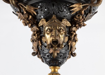 19th Century Parcel Gilt Hanging Lantern