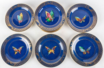 (10) Wedgwood Butterfly Lustre Plates
