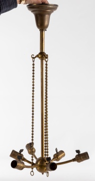 Tiffany Style Bronze Hanging Fixture