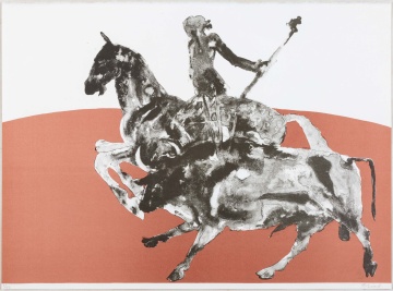 (3) Dame Elisabeth Frink, R.A. (British, 1930-1993) Corrida III, Corrida IV, Rejoneadora II