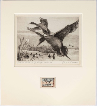 (5) Federal Duck Stamps & Lithographs