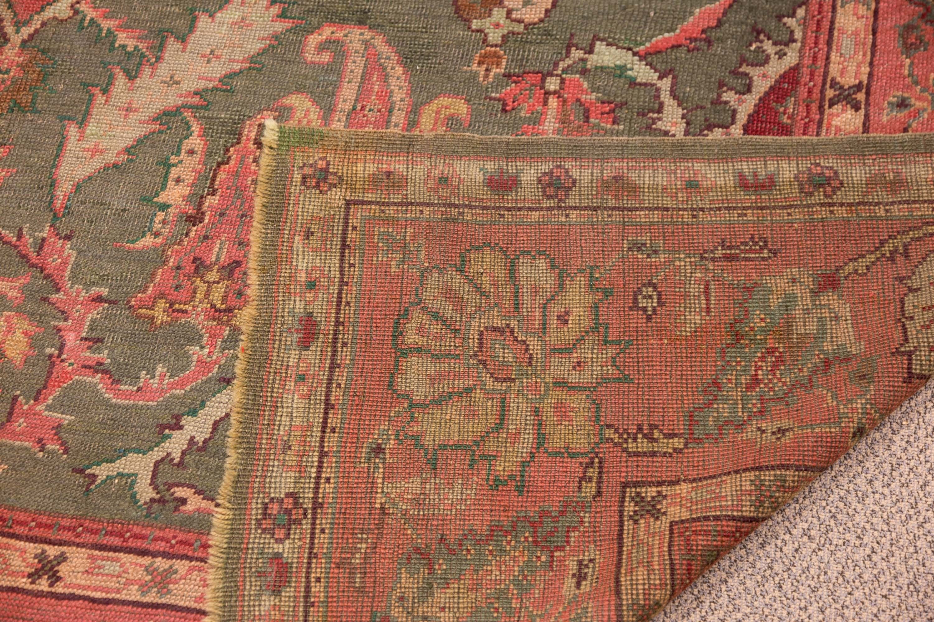 Oushak Oriental Rug Cottone Auctions