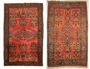 (2) Sarouk Oriental Rugs