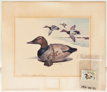 (4) Federal Duck Stamps & Lithographs