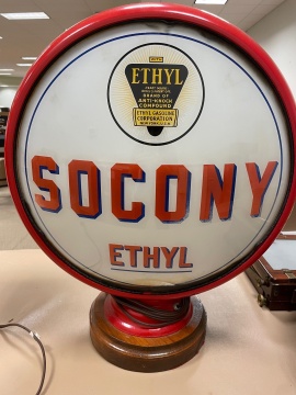 Vintage Socony Gasoline Globe