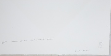 William Scott (1913-1989) "Yellow Square plus Quarter Blue"