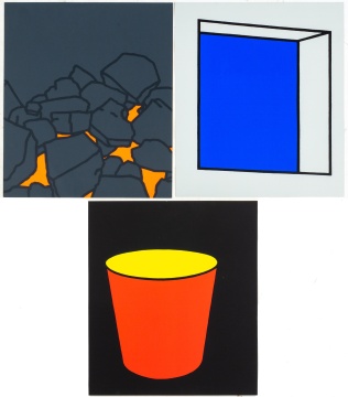 (3) Patrick Caulfield (British, 1936-2005) Silkscreens