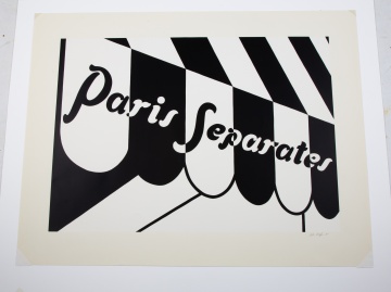 Patrick Caulfield R.A. (British, 1936-2005) Paris Separates