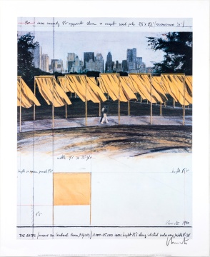 Christo (Bulgarian, 1935-2020) The Gates Project for Central Park