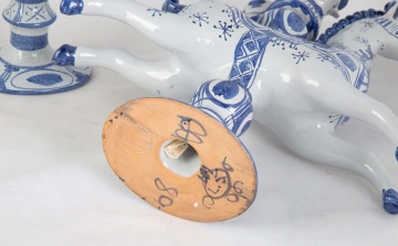 Bjorn Wiinblad (Danish, 1918-2006) Candlestick, Rider on Horseback