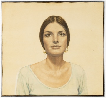 Thomas Buechner (American, 1926-2010) Portrait of a Woman